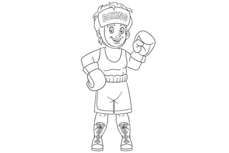 Coloriage Sport19 – 10doigts.fr