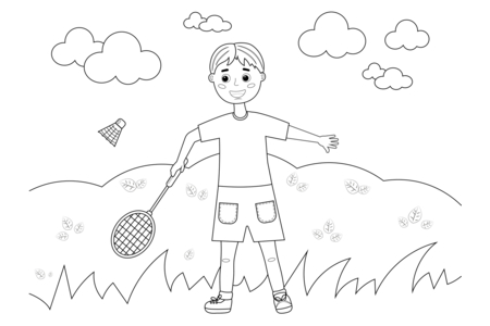 Coloriage Sport30 – 10doigts.fr