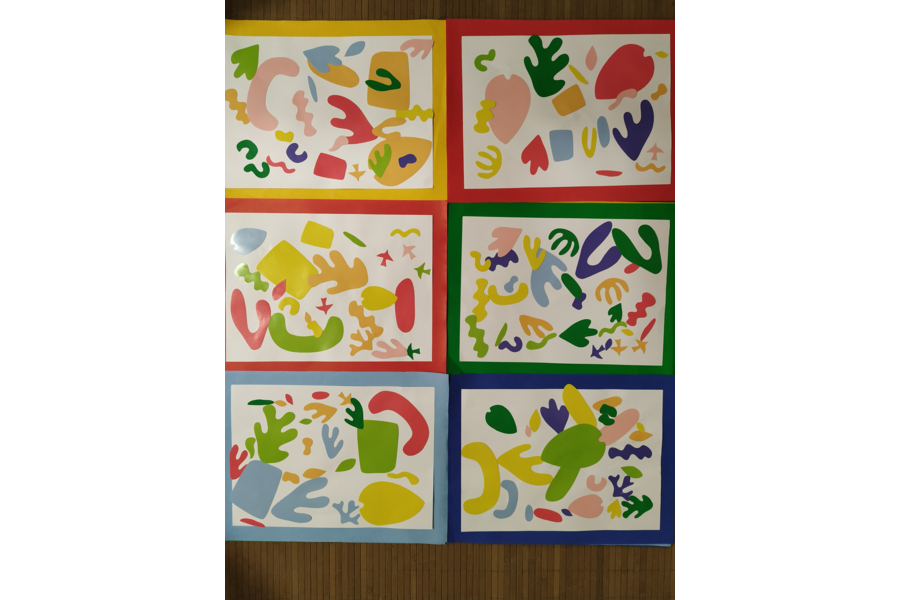 A La Mani re De Henri Matisse Par Julie et les petits 10doigts fr