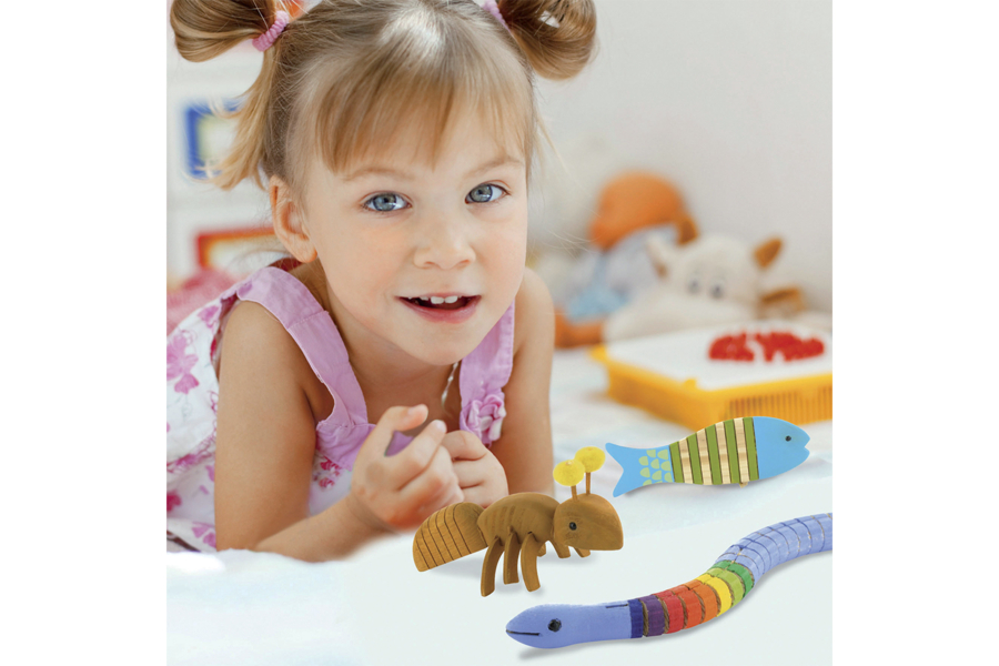 Jouet De Serpent Rond En Bois Universel, Modèle An... - Grandado