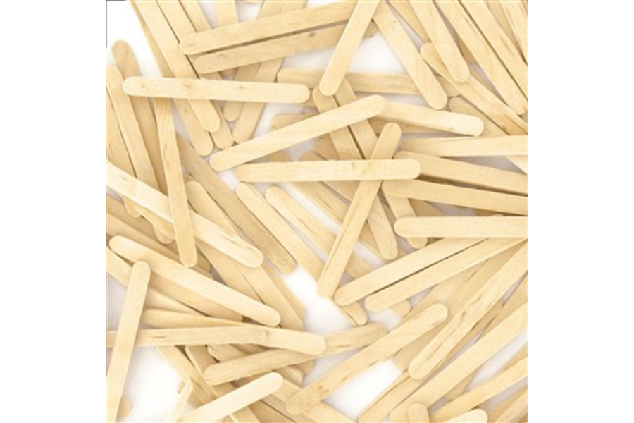Lot 400 Bâtons Esquimaux UCEC - 11.5cm Et 6.5cm - Naturels Et Colorés - DIY Enfants