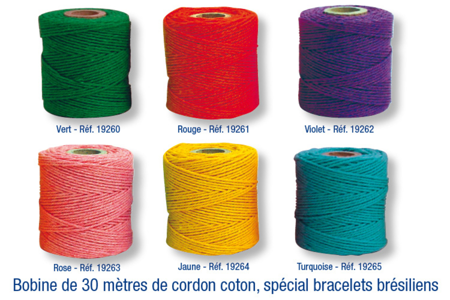 Fils pour bracelets brésiliens - Couleurs au choix - Bracelet brésilien