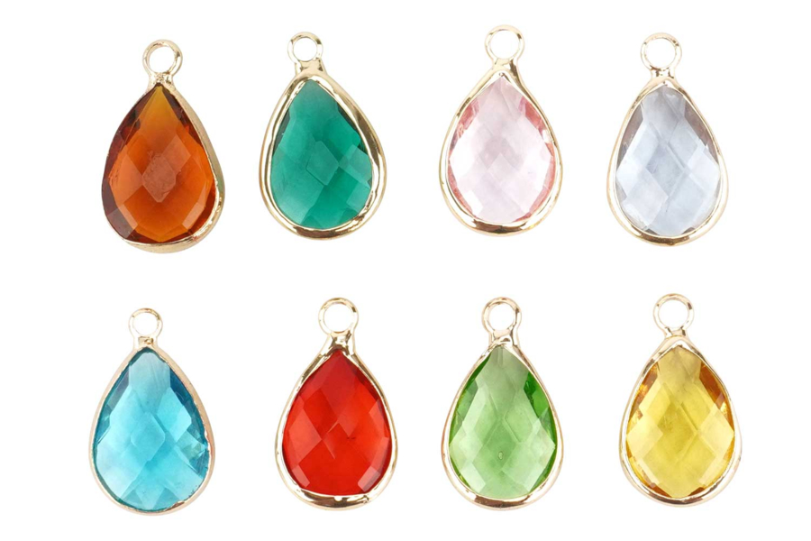 Perles Breloques Pendentifs En Nacre - 10 Pièces Gouttes 19mm Rose Clair Pastel - Neuf