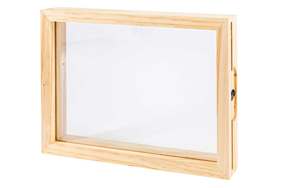Lot de 4 cadres pour billets de dollars - En acrylique - Base en plexiglas transparent - Pour collectionneurs de billets, 20 x 10 cm