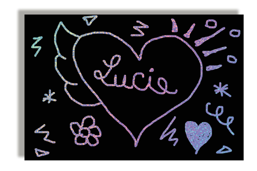 La Cape Holographique à Franges - Violet - Ratatam Site Officiel