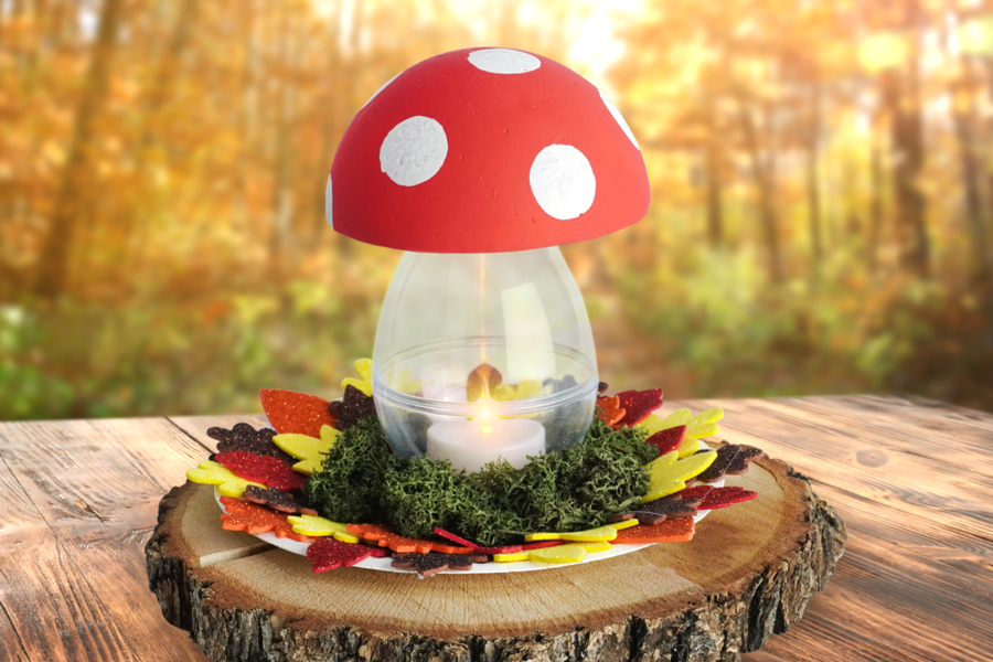 Champignon lumineux - Activités manuelles Automne