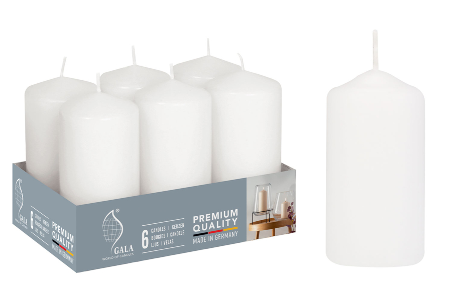 Bougies Blanches 9h UCO Pour Lanterne - Lot Préparation Urgence