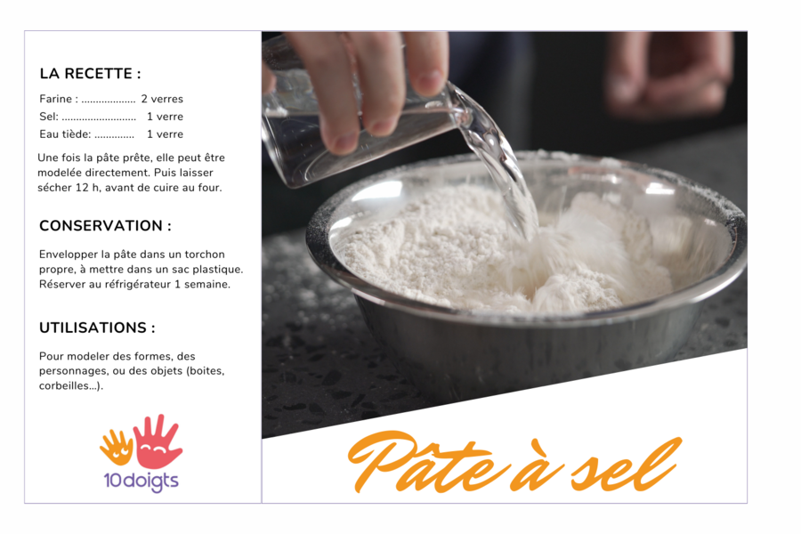 Pâte à sel : recette facile - Activités manuelles modelage