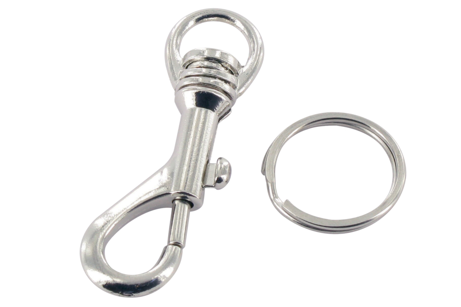 Monvecle Lot de 6 mousquetons en aluminium de 7,6 cm