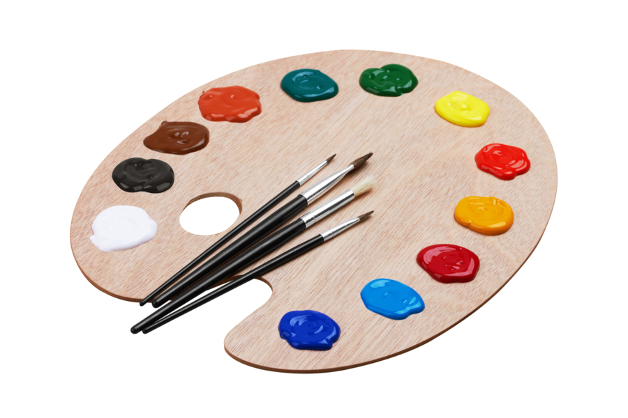Palette De Peintre En Bois Palettes Et Rangements Palette De Peintre En Bois Palettes Et Rangements