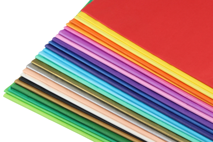 Papier De Soie Bleu Ciel 50x75cm - 60 Feuilles - 17g/m² - Pour Emballage Et Loisirs Créatifs