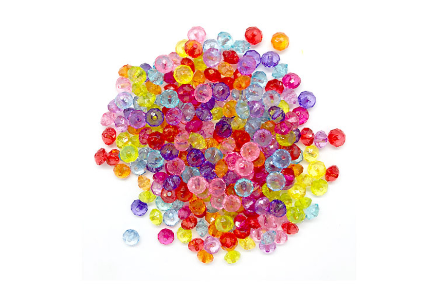 Good AAA+ Lot de 14 perles transparentes en acrylique de 8 mm/10 mm/12 mm/14 mm/16 mm/18 mm