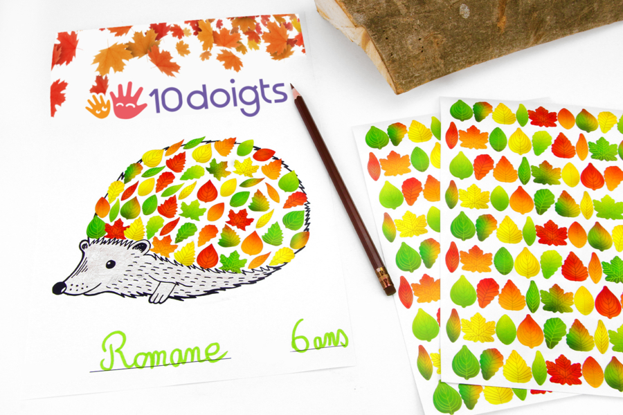 Kit D'activité Manuelle Hérisson Pour Enfants - 12 Pièces En Feutre - DIY Automne/hiver - Pour 3 à 9 Ans - Déco Halloween Ou Noël - 9