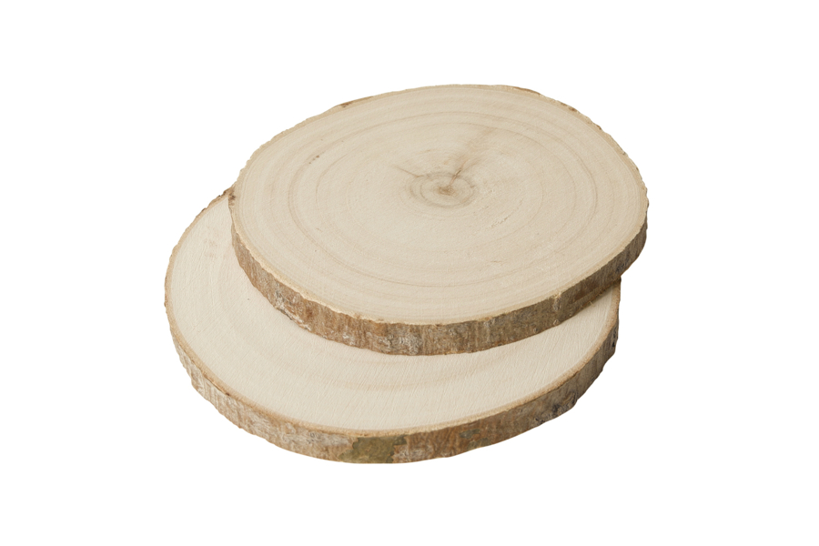 10 Rondins De Bois Naturels 17-19 Cm Diamètre – Tranches Ponçées Polies, Idéal DIY, Déco, Artisanat & Pyrogravure
