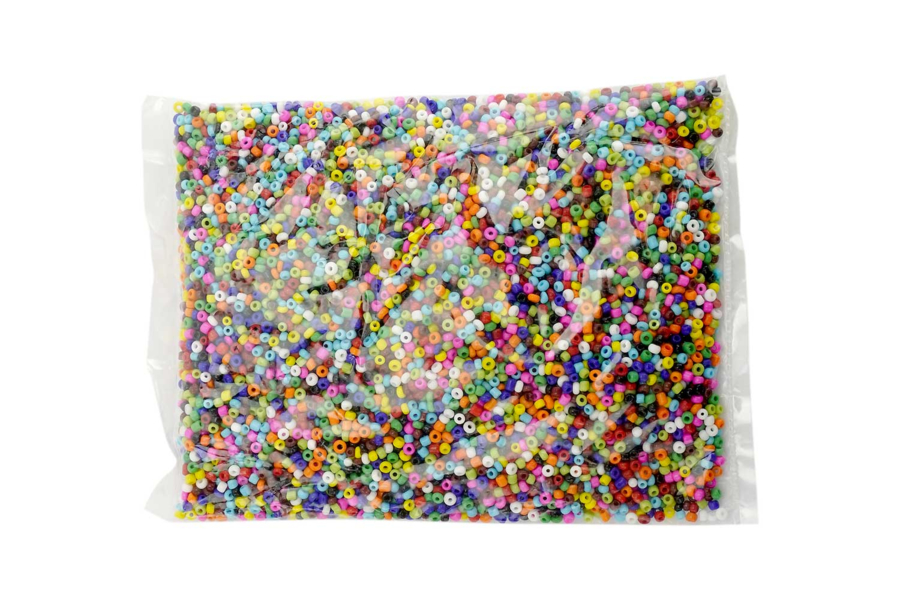 Perles De Rocaille Rondes Pastel – 2mm, Multicolores, En Vrac – Neuf Pour Créations DIY