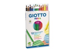 Crayons de couleur GIOTTO Méga - Taille maxi - Crayons de couleurs – 10doigts.fr - 2