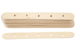 Bâtons en bois avec trous - Accessoires en bois – 10doigts.fr