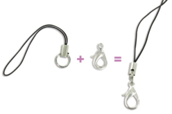 Attaches gri-gri noires - Porte-clés – 10doigts.fr - 2