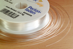 Fil nylon transparent élastique - Fil nylon – 10doigts.fr