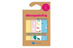 Pochette Decopatch Mix - 4 feuilles Pastel - Papiers Décopatch – 10doigts.fr - 2