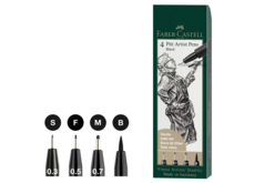 4 Feutres Pitt Artist Pen - Feutres calibrés et fineliners pour le dessin de précision - 10doigts.fr - 2