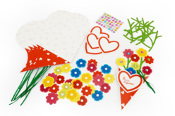 Kit cartes bouquets de fleurs - 6 pièces - Cartes Fête des mères – 10doigts.fr - 2