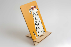 6 Supports smartphone en bois - - Objets pour le bureau - 10doigts.fr