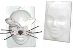 Gabarit pour créer des masques ou des loups - Moules thermoformés – 10doigts.fr