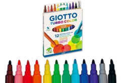 Feutres Giotto Turbo Color - Pointe moyenne - Feutres pointes moyennes – 10doigts.fr - 2