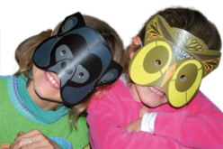 Masques animaux + gommettes