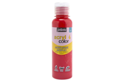 Acrylcolor brillante 150 ml - Rouge primaire - Peinture acrylique satinée, brillante - 10doigts.fr