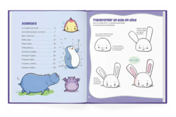 Adorables animaux mochi à dessiner - Livres de coloriage et dessins : pour apprendre et s'évader - 10doigts.fr - 2