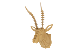 Trophée tête d'antilope en carton à assembler - Objets volumineux – 10doigts.fr