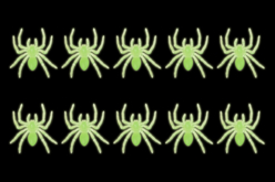 araignées phosphorescentes halloween - Accessoires créatifs Halloween - 10doigts.fr