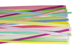 Bandes de papier Quilling couleurs fantaisies - 168 bandes - Papiers Quilling – 10doigts.fr