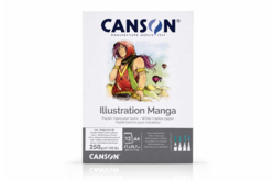 Bloc Canson Illustration Manga, Format A4 - Papiers Arts graphiques - 10doigts.fr