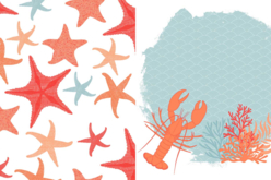 Bloc papier Corail, 30 x 30 cm - Papiers à motifs - 10doigts.fr