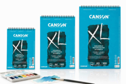 Bloc spirale Canson XL Aquarelle 300 g - Papiers aquarelle et gouache - 10doigts.fr