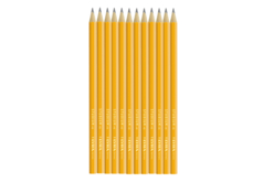 Crayons graphite Lyra - 12 pièces - Crayons graphite – 10doigts.fr - 2