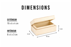 boite bois mini - Boîtes en bois - 10doigts.fr - 2