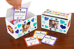 Boite surprise à bons pour la fête des parents - Boîtes en carton - 10doigts.fr - 2