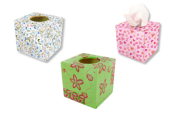 Boîte à mouchoirs cubique en bois - Boîtes en bois – 10doigts.fr - 2