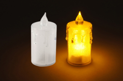 bougie LED translucide noël - Articles lumineux, guirlandes et bougies LED - 10doigts.fr