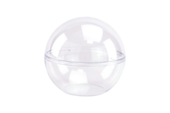 Boules en plastique transparent à poser - 5 pièces - Boules en plastique de Noël – 10doigts.fr