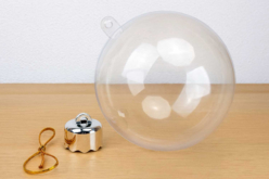 Boules plastiques 12 cm - 10 pièces - Boules de Noël DIY - 10doigts.fr