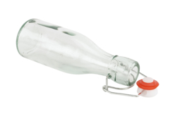 bouteille en verre bouchon mécanique - Supports en Verre - 10doigts.fr