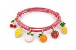 bracelet en cuir pampille - Breloques, pampilles - 10doigts.fr - 2