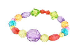 Perles à facettes "cristal" - 500 perles - Perles Acrylique – 10doigts.fr - 2