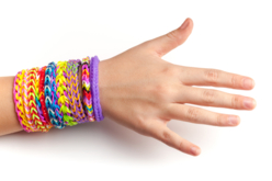 bracelets élastiques loom - Bracelets en élastiques - 10doigts.fr