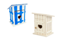 Cabanon en bois miniature 8 x 6,5 cm - Les nouveautés 2025 - 10doigts.fr